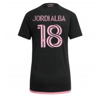 Fotbalové Dres Inter Miami Jordi Alba #18 Dámské Venkovní 2024-25 Krátký Rukáv